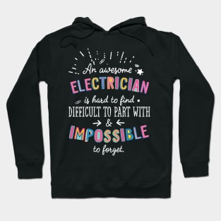An awesome Electrician Gift Idea - Impossible to Forget Quote Hoodie